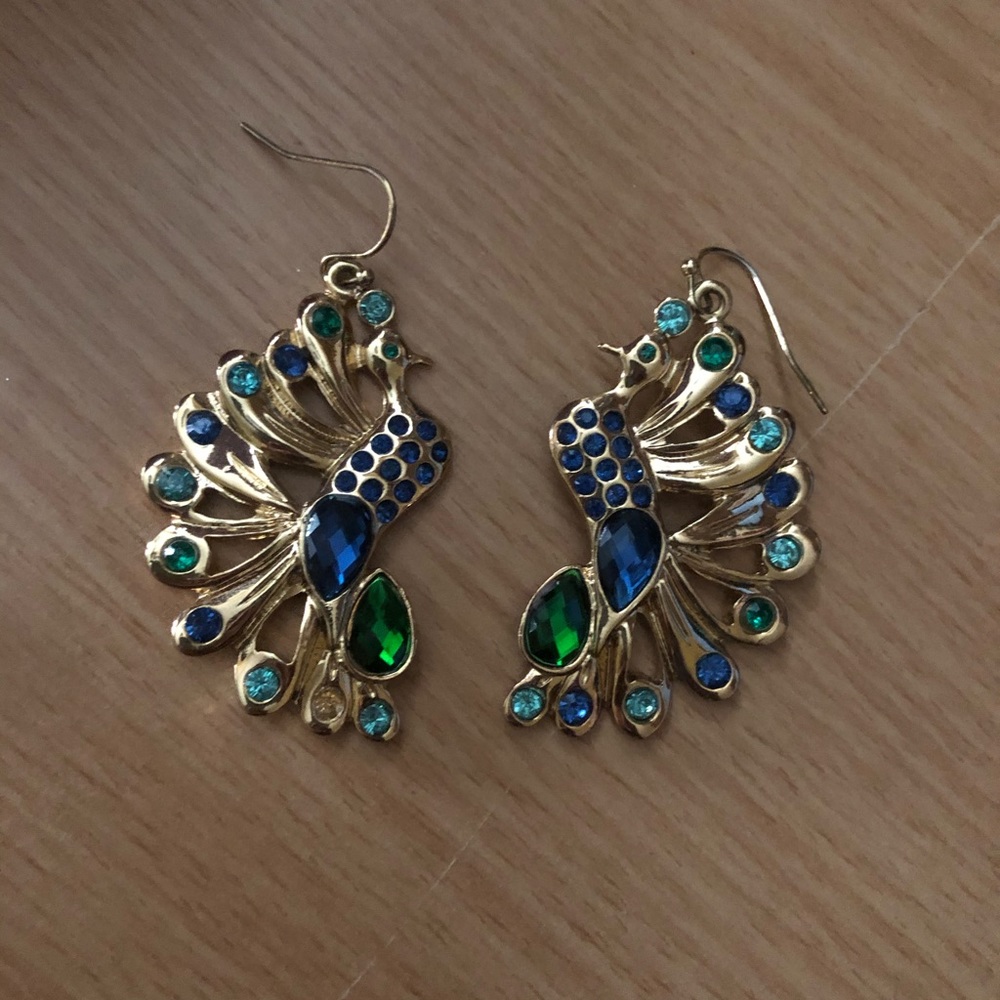 Peacock Earrings 🦚